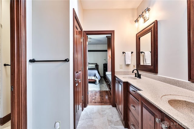 7177 Paul Ln, Liberty Twp, OH 45044 - ensuite bathroom featuring double vanity, ensuite bath, and a sink