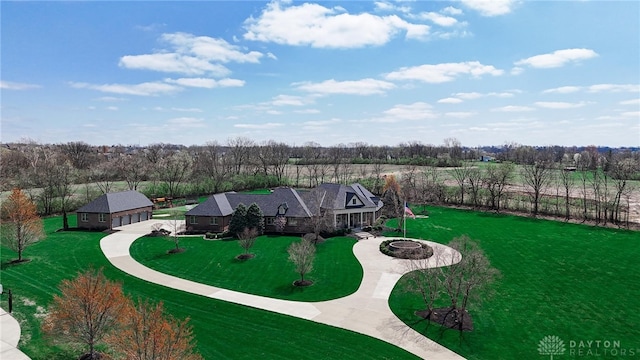 7177 Paul Ln, Liberty Twp, OH 45044 - aerial view with a rural view