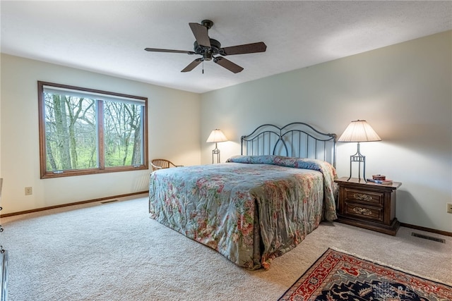 9168 Woodstream Ln, Washington Twp, OH 45458 - bedroom with carpet flooring and ceiling fan