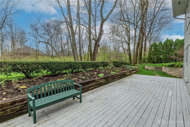 9168 Woodstream Ln, Washington Twp, OH 45458 - view of wooden terrace