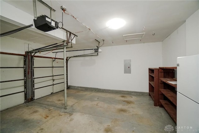 8500 Crestmont Dr, West Chester, OH 45069 - garage with a garage door opener and electric panel