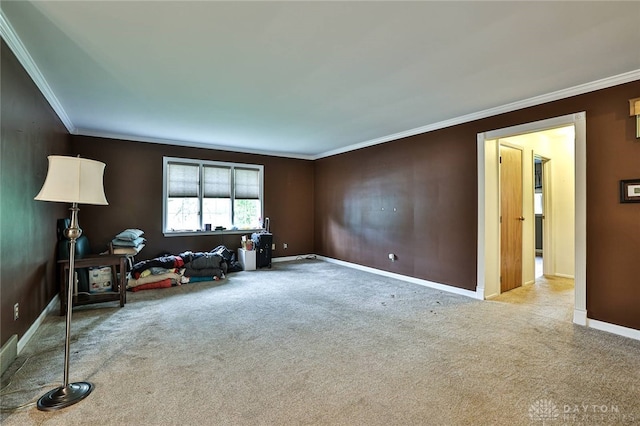 10699 Hamilton Ave, Cincinnati, OH 45231 - carpeted spare room with ornamental molding and baseboards