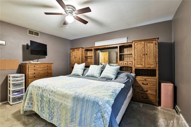 10699 Hamilton Ave, Cincinnati, OH 45231 - carpeted bedroom with a ceiling fan and baseboards