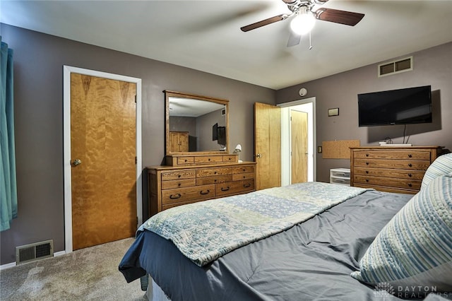 10699 Hamilton Ave, Cincinnati, OH 45231 - bedroom with carpet, ceiling fan, and baseboards
