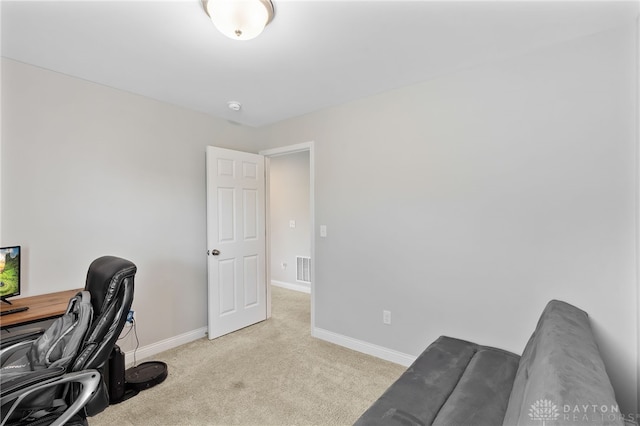 1621 Stonebury Ct, Xenia, OH 45385 - office area featuring light colored carpet and baseboards