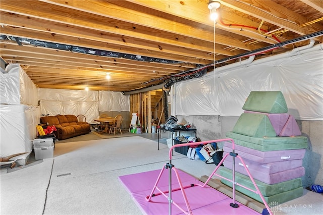 1621 Stonebury Ct, Xenia, OH 45385 - view of unfinished basement