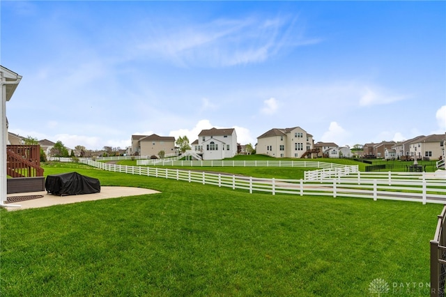 1621 Stonebury Ct, Xenia, OH 45385 - view of yard featuring a residential view and a patio