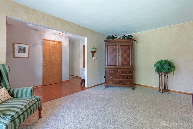 4600 Wing View Ln, Kettering, OH 45429 - sitting room featuring carpet flooring and baseboards