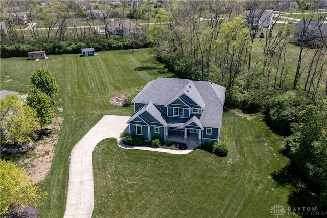drone / aerial view