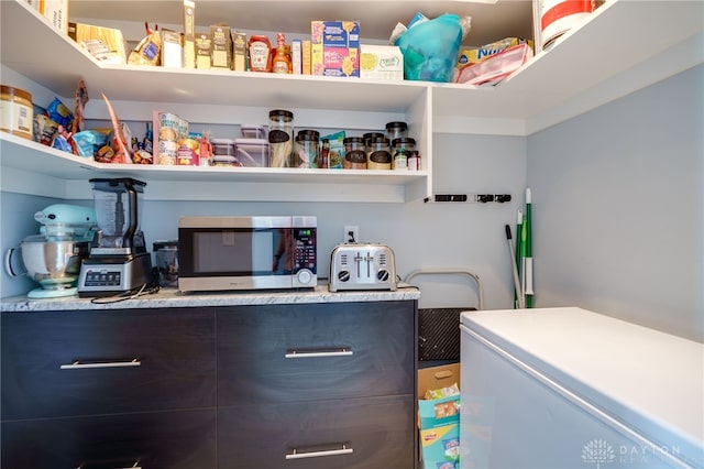 view of pantry
