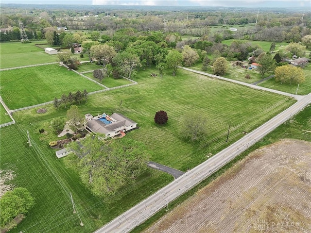 871 Van Eaton Rd, Spring Valley Twp, OH 45385 - aerial view featuring a rural view