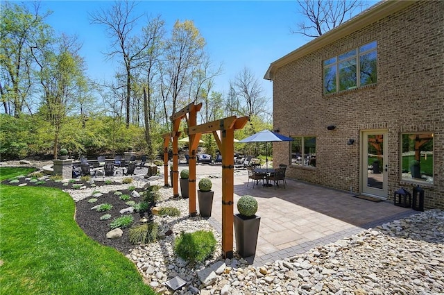 view of patio