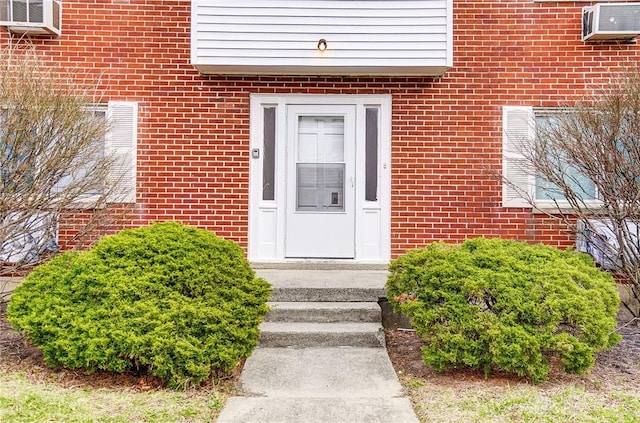 2334 Davue Cir, Dayton, OH 45406 - property entrance featuring brick siding