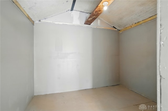 view of below grade area
