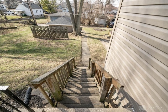 exterior space featuring a yard