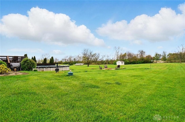 view of yard