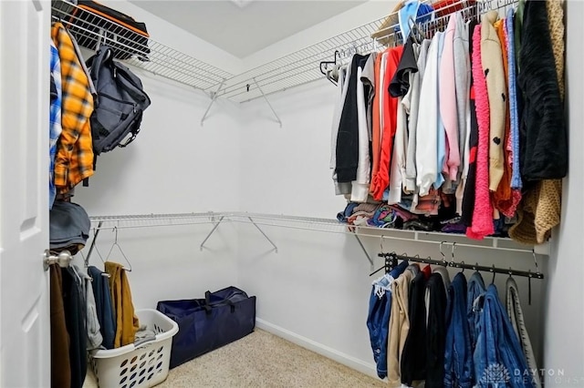 5497 Riverwalk Dr, Kings Mills, OH 45034 - spacious closet with carpet floors