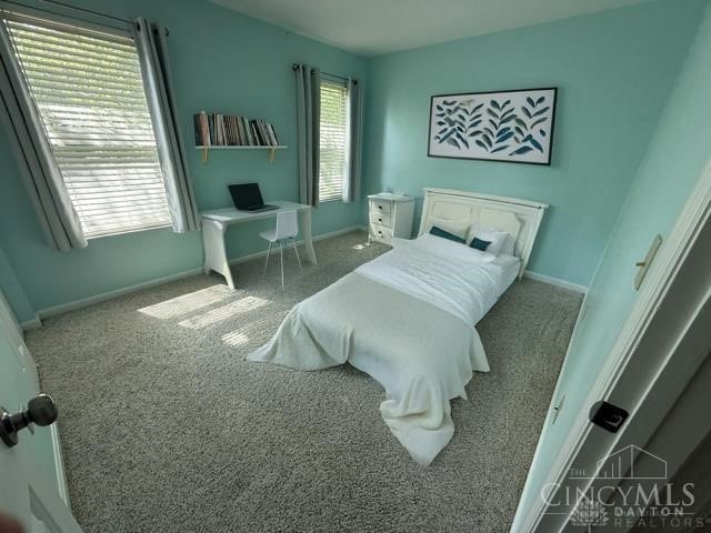 5497 Riverwalk Dr, Kings Mills, OH 45034 - bedroom with carpet floors and baseboards