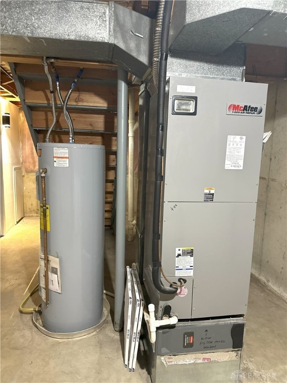 utilities with water heater