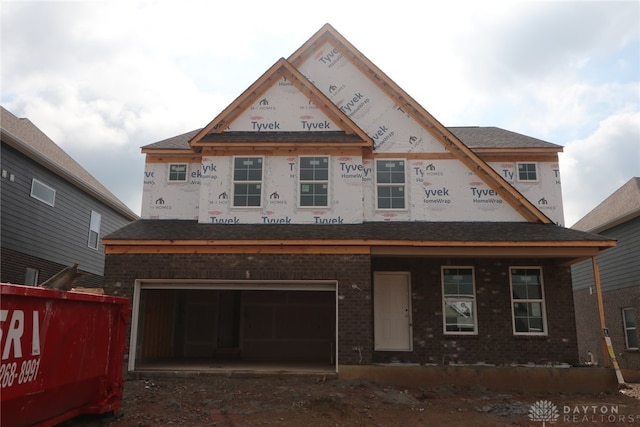2878 Sky Crossing Dr Unit 80, Beavercreek, OH 45434 - property under construction with brick siding, a garage, and driveway