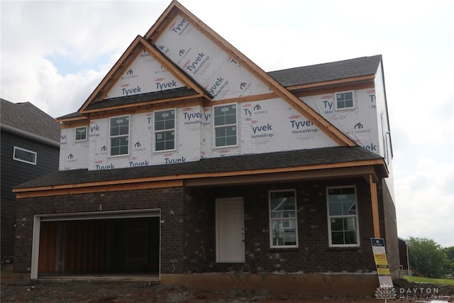 2878 Sky Crossing Dr Unit 80, Beavercreek, OH 45434 - property in mid-construction with brick siding and a garage
