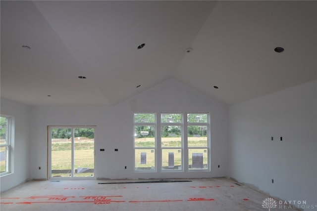 2885 Sky Crossing Dr Unit 56, Beavercreek, OH 45434 - unfurnished room featuring plenty of natural light and vaulted ceiling