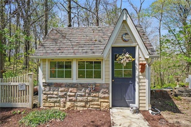 3637 N Section Ext, South Lebanon, OH 45065 - view of outbuilding with an outbuilding and fence