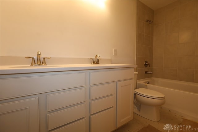 2014 Glen Valley Dr Unit 218, Washington Twp, OH 45458 - bathroom featuring double vanity and shower / bath combination