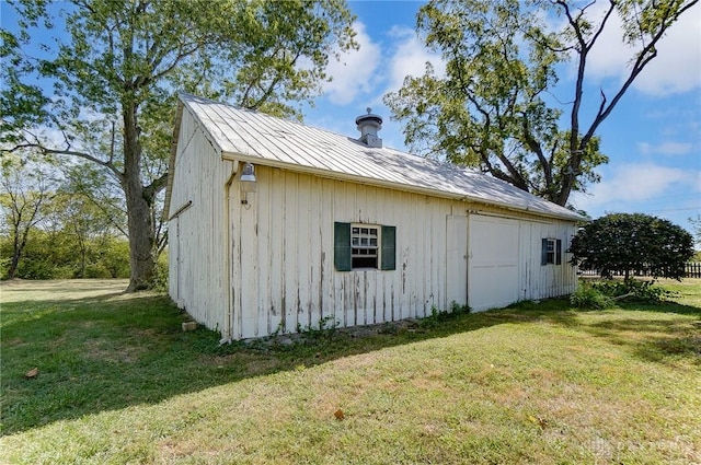 view of outbuilding