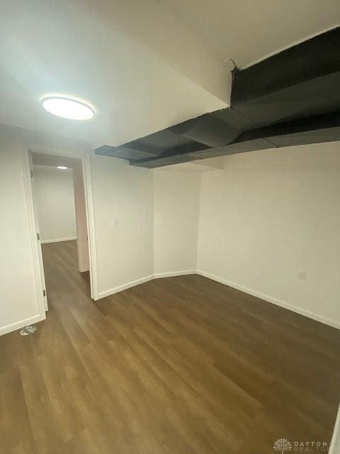 944 Wilmington Ave, Dayton, OH 45420 - finished below grade area with baseboards and dark wood-type flooring