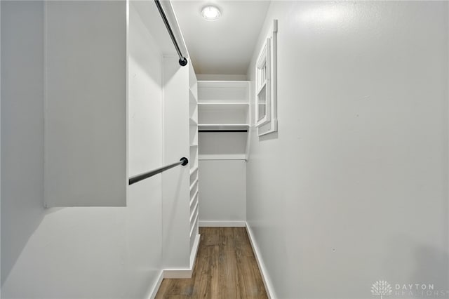 131 Hamilton St, West Milton, OH 45383 - spacious closet with wood finished floors