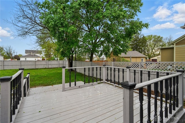 131 Hamilton St, West Milton, OH 45383 - wooden deck featuring a fenced backyard