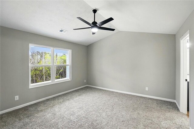 2061 Pine Forest Dr, Miamisburg, OH 45342 - carpeted spare room featuring ceiling fan, visible vents, and baseboards