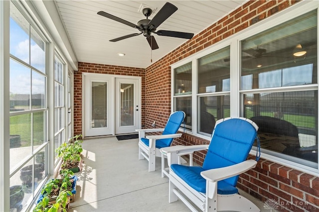 838 W Bentley Cir, Troy, OH 45373 - exterior space featuring a ceiling fan