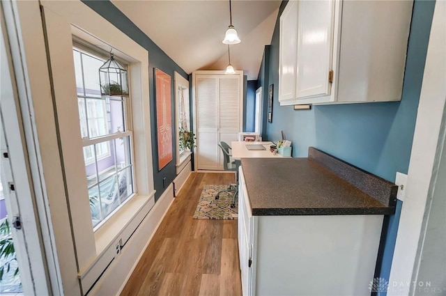 interior space featuring wood finished floors