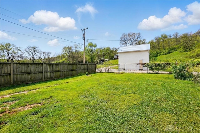 281 S Riverview Ave, Miamisburg, OH 45342 - view of yard with fence