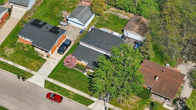 drone / aerial view