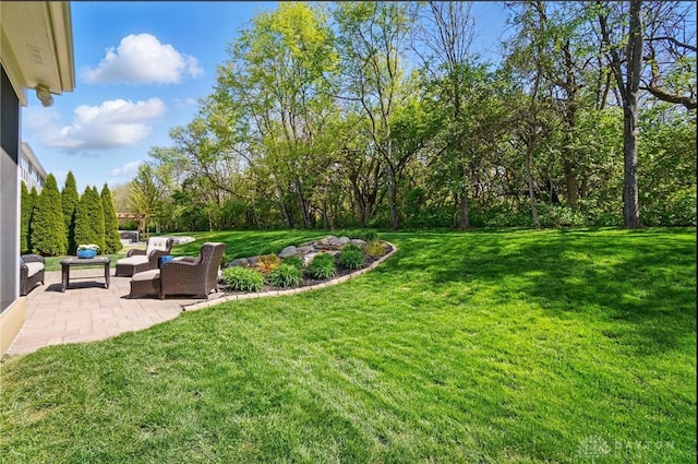 1152 Sarah Freeman Dr, Dayton, OH 45458 - view of yard with a patio and outdoor lounge area