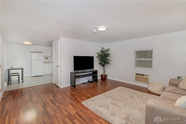 12 N Water St, Lebanon, OH 45036 - living room with baseboards and wood finished floors