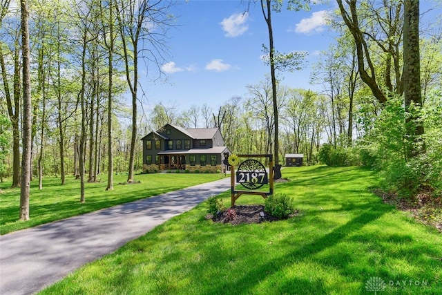 2187 Hamilton Rd, Lebanon, OH 45036 - view of property's community with aphalt driveway and a yard