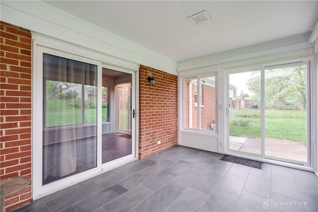 3600 Honeybrook Ave, Dayton, OH 45415 - view of unfurnished sunroom