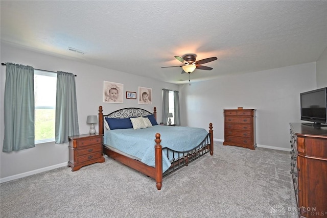 7633 Hargus Dr, Maineville, OH 45039 - bedroom featuring multiple windows, carpet, and visible vents