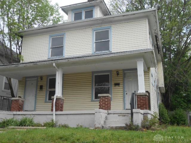 traditional style home with covered porch