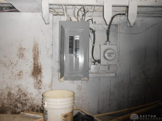 utility room with electric panel