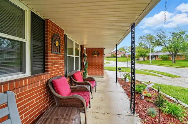 317 Ironwood Dr, West Carrollton, OH 45449 - view of patio with a porch