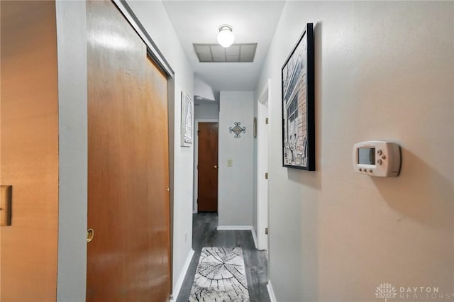 317 Ironwood Dr, West Carrollton, OH 45449 - corridor featuring baseboards and wood finished floors