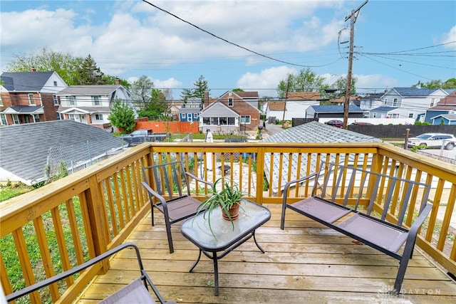 19 Klee Ave, Dayton, OH 45403 - deck with a residential view