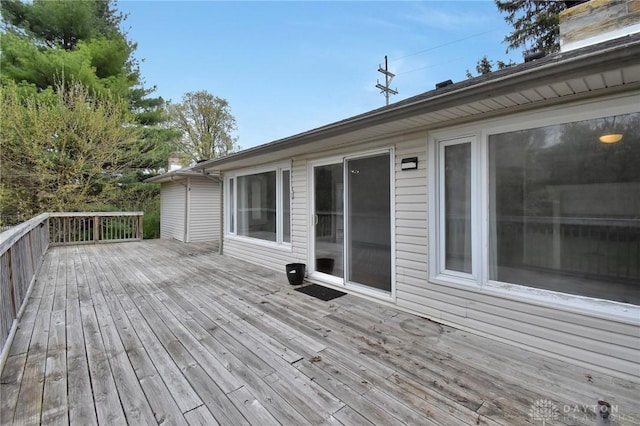 view of deck