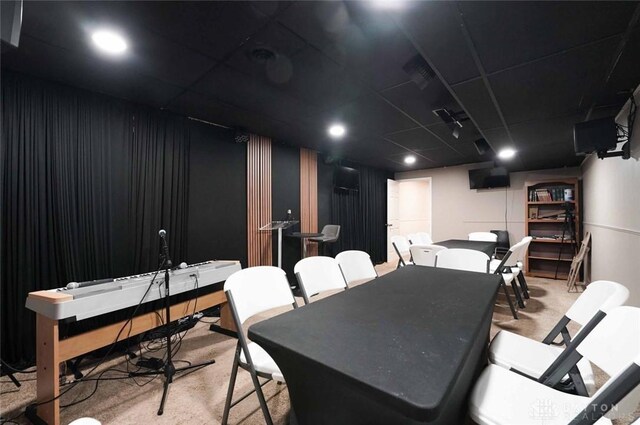 403 W Rahn Rd, Dayton, OH 45429 - dining space featuring light carpet