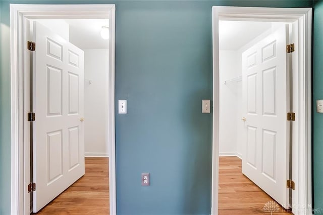 3087 Westminster Dr Unit 101, Beavercreek, OH 45431 - hall featuring baseboards and light wood-type flooring